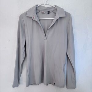 KJUS Celin Polo Shirt Light Gray size Large